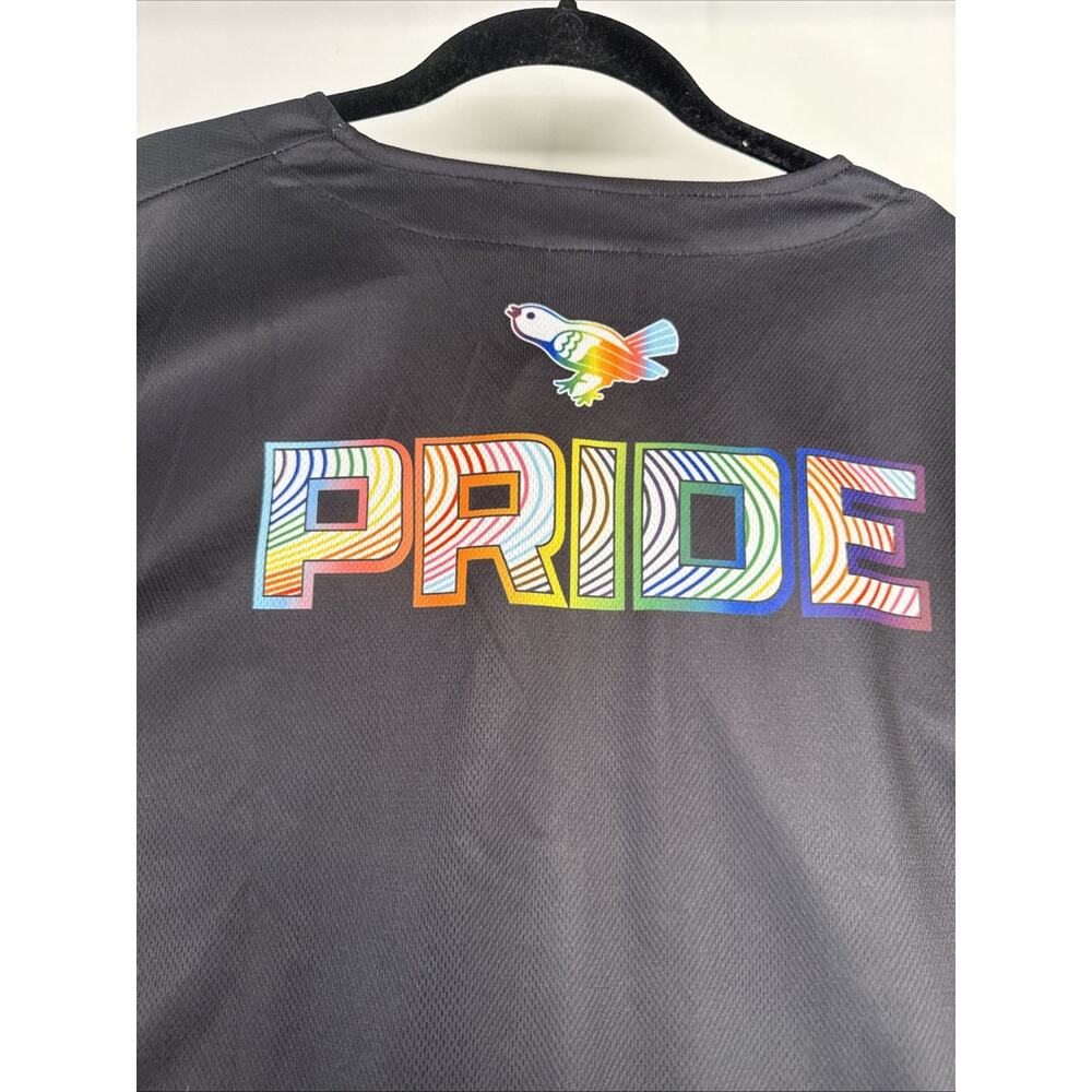 Mens Baltimore Orioles 2025 LGBTQ Pride Night Medium SGA Baseball Jersey XL - Picture 5 of 5